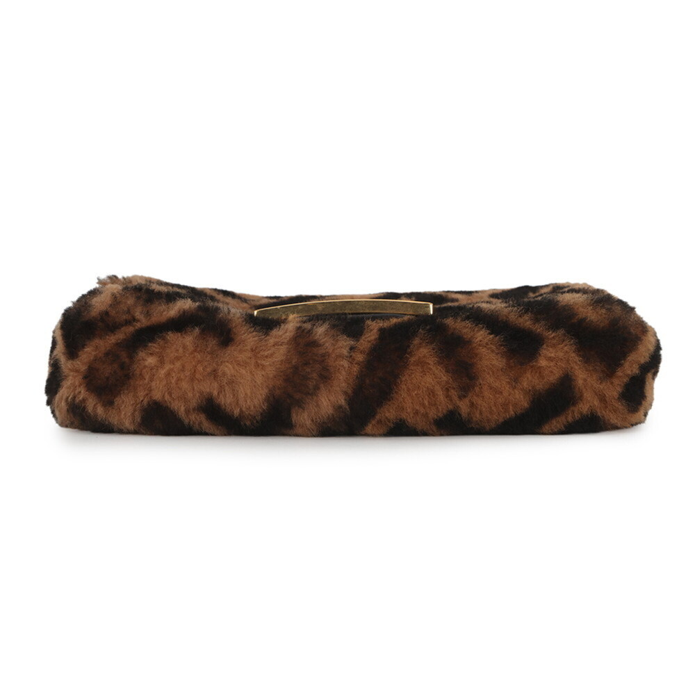 Fendi Zucca pattern baguette mini handbag, sheepskin and leather, 8BS017, FEN... - Picture 3 of 15